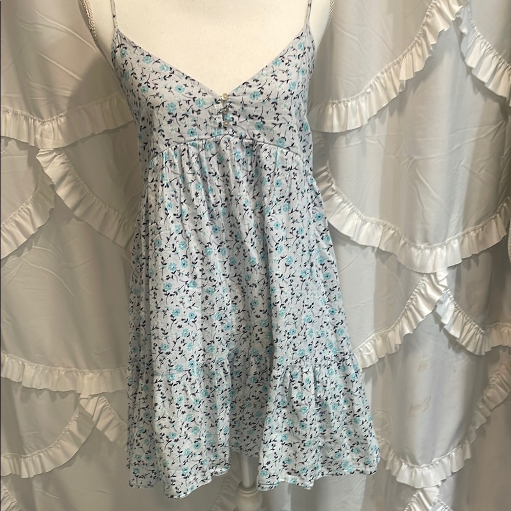 Wild Fable Blue Floral Dress Size Small